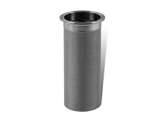 IOS Certified Cylindrical Multi Layer Sintered Stainless Steel Filter Rustproof