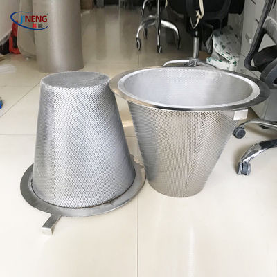 99.9% Stainless Steel Water Filter Cartridge Standard Size Custom Make Inlet / Outlet