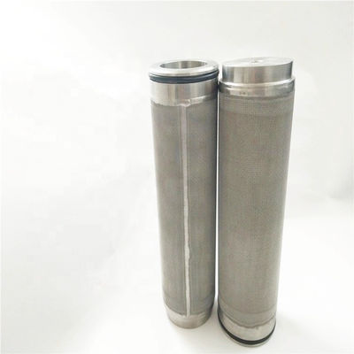1-300mm Dia 316 Stainless Steel Mesh , SS Sintered Filter Cartridge  Large Flow