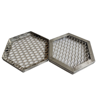 Metal Ceiling Expanded Metal Mesh Raised / Flattened  For Decoration