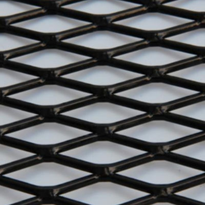 Metal Ceiling Expanded Metal Mesh Raised / Flattened  For Decoration