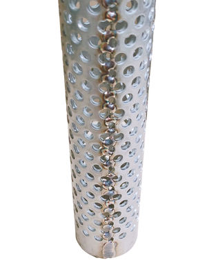 Round Hole 24 Gauge 72" Perforated Mesh Screen