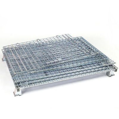 Steel Wire Mesh Storage Cages Welded Wire Firm Structure For Logistics