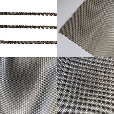 Inconel 601 Hastelloy C-276 Plain Weave 50 Micron Wire Filter Mesh