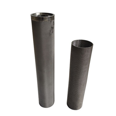 3μM Sintered Metal Filter Cartridge For Liquid Solid Separation