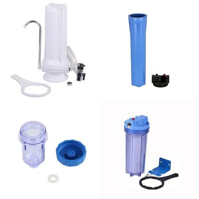 10 Inch Transparent ISO90001 Plastic Water Filter Housing