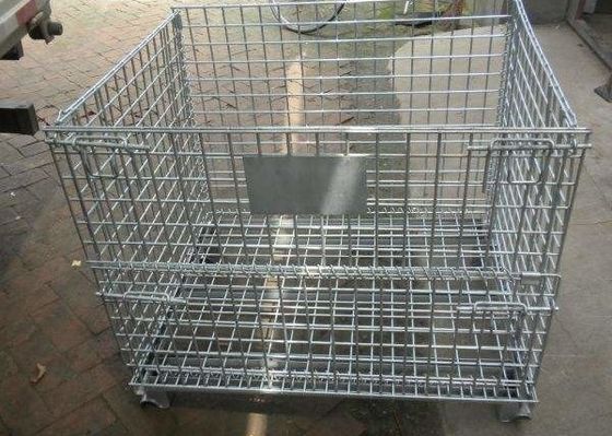 Customized Large Foldable 1500kg Wire Mesh Storage Cages Odm