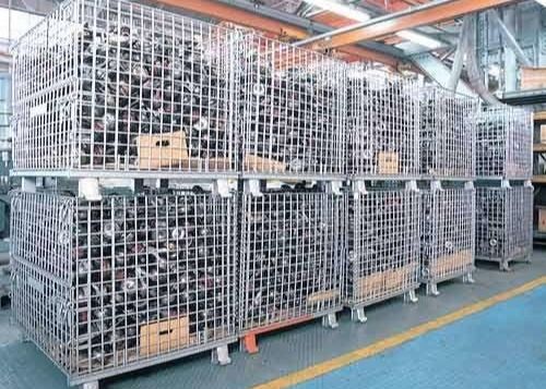 Customized Large Foldable 1500kg Wire Mesh Storage Cages Odm