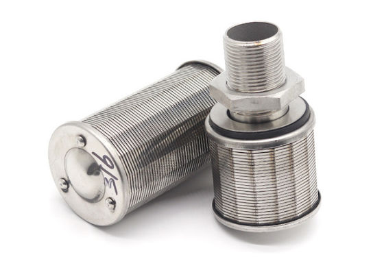 20micron 0.5mm Gap Water Filter Cap Sewage Treatment 316 Stainless Steel
