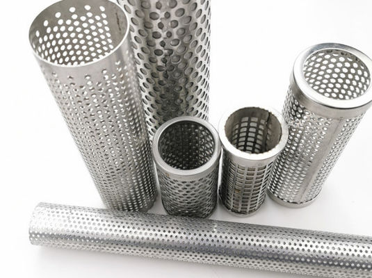 316 304 Stainless Steel Filter Single Layer Double Layer Punching Barrel