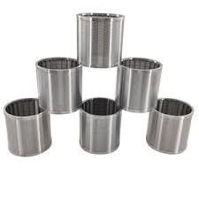 Stainless Steel 304 316 Wedge Wire Filter Cylinder Metal Screen