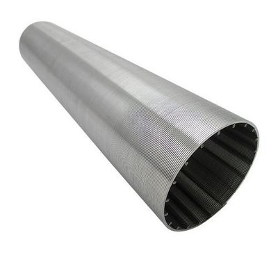 Stainless Steel 304 316 Wedge Wire Filter Cylinder Metal Screen